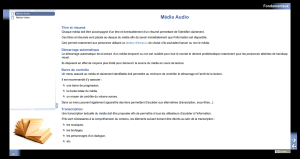 Ceci est un exemple de ce qu'il convient de faire pour structurer son information au sein d'une page web.