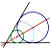 Bissectrice cercles tangents