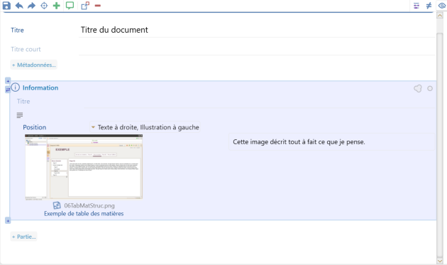Texte illustré